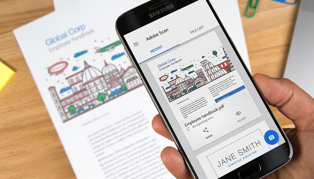 تطبيق تحويل الصور الى pdf Adobe Scan