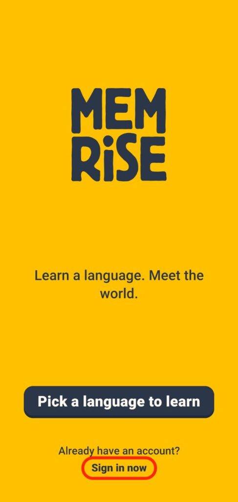 تطبيق Memrise لتعلم اللغة الانجليزية