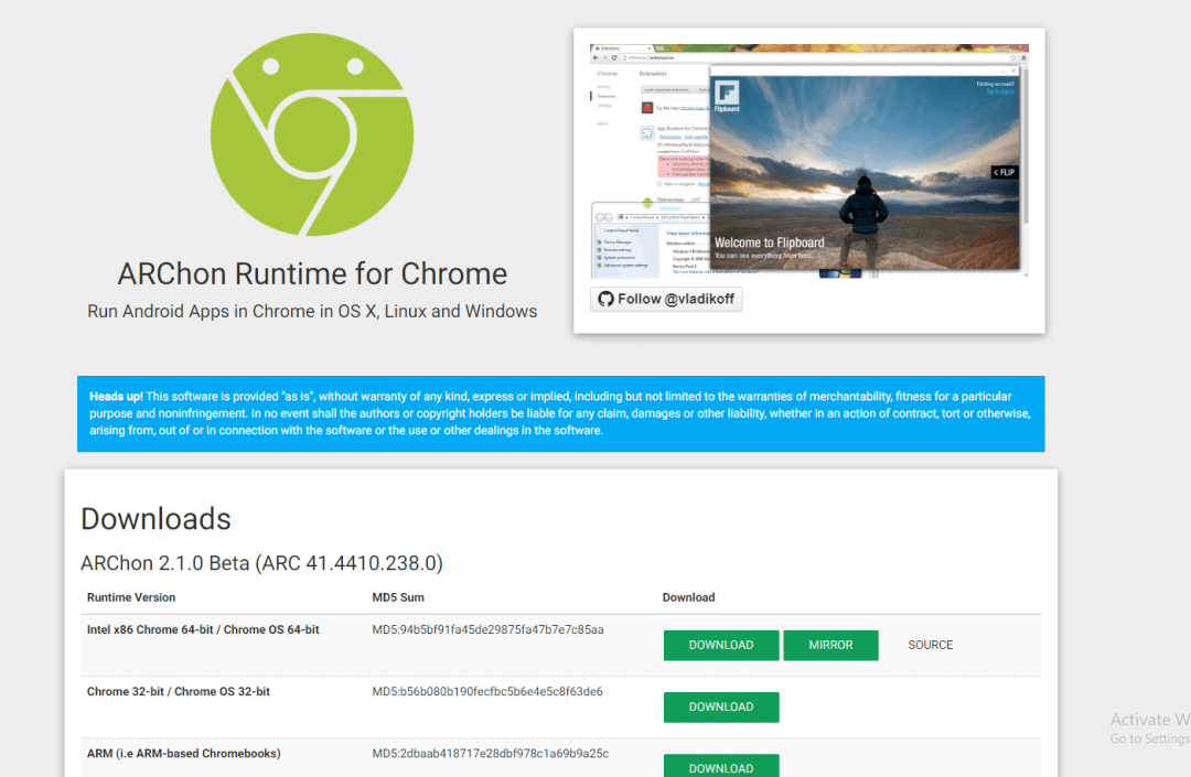 خطوات تنزيل متجر بلاي على نظام Windows باستخدام ARChon