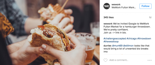 شركة مساحات العمل التعاونية WeWork