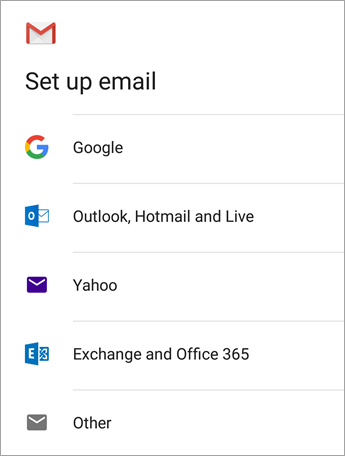 تسجيل دخول بريد إلكتروني Hotmail أندرويد