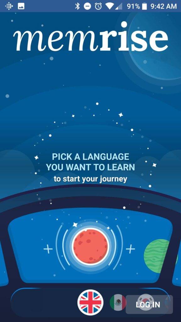 تطبيق Memrise لتعلم اللغة الانجليزية