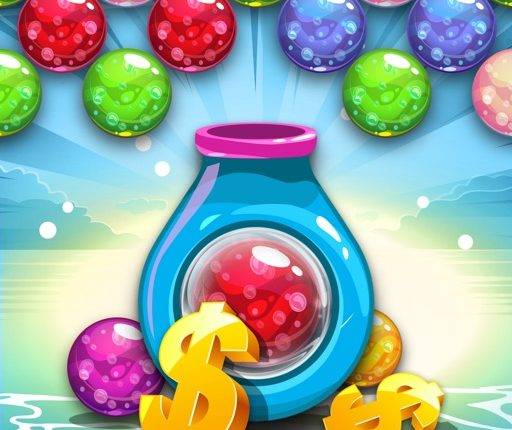 لعبة bubble shooter لربح المال