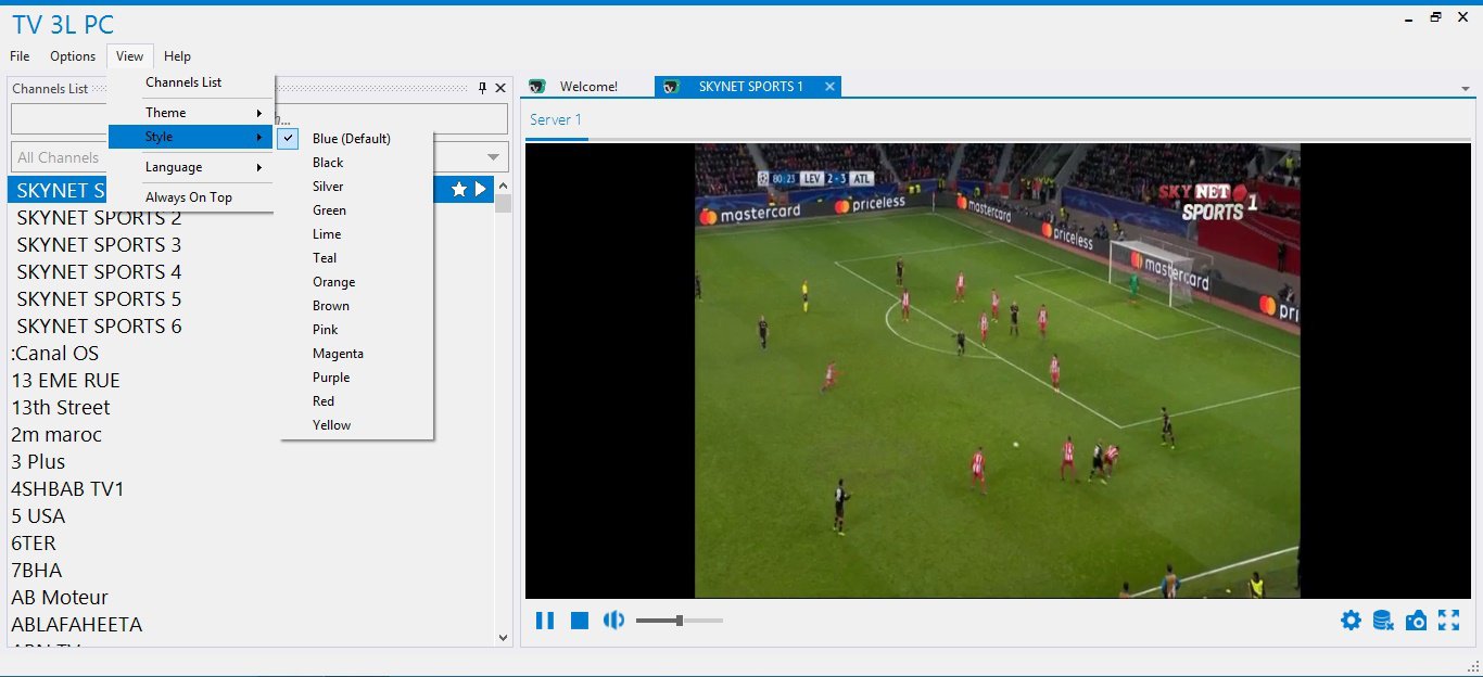 تحميل برنامج tv للكمبيوتر مزود بالقنوات TV 3L PC